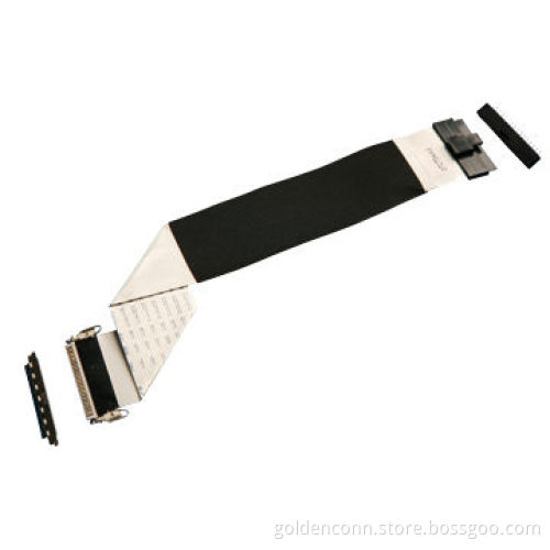 Flat Cable Assemblies, Made of PVC Material